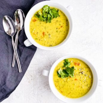 Coconut Red Lentil and Vegetable Soup